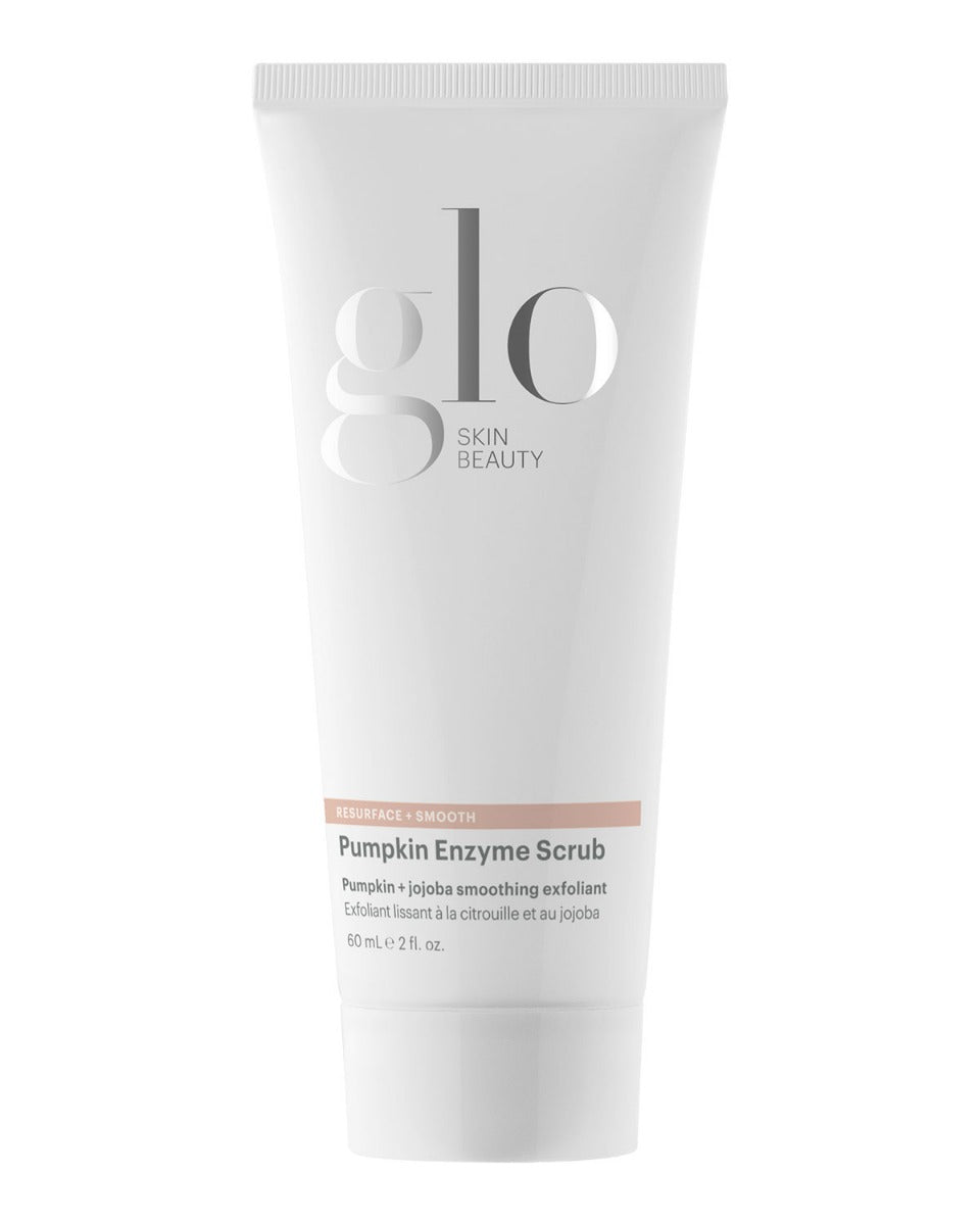 glo SKIN BEAUTY, RESURFACE + SMOOTH, Pumpkin Enzyme Scrub, Pumpkin + jojoba smoothing exfoliant, 60 mL e 2 fl. oz.