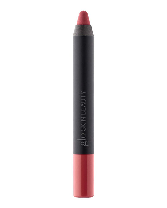 glo SKIN BEAUTY Suede Matte lip crayon, rosy mauve shade