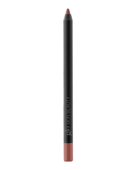 glo SKIN BEAUTY Precision Lip Pencil, mauve tip and matching base on a black barrel