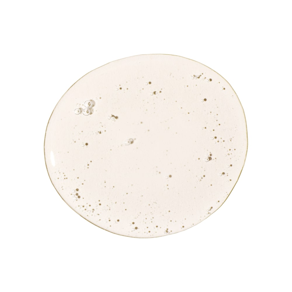 Pale beige liquid exfoliant swatch